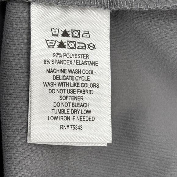 Rorie Whelan Golf Shirt Men's Size M Gray Quarter Zip UPF Dry Wicking Stretch - Picture 10 of 10